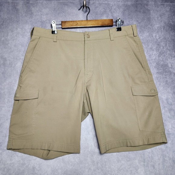 Nike Other - Nike Golf Dri-FIT Men's 34 Khaki Tan Cargo Shorts‎ Golfing Athletic